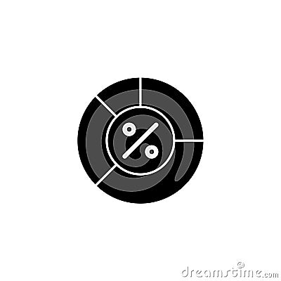 Visualizing Analytics Charts for Data Percentage Analysis Vector Illustration