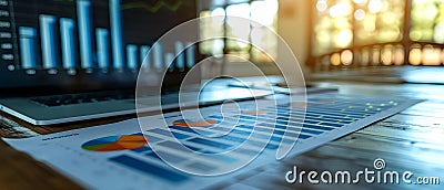 Visualizing Data Harmony: Insights Through Minimalist Design. Concept Data Visualization, Stock Photo