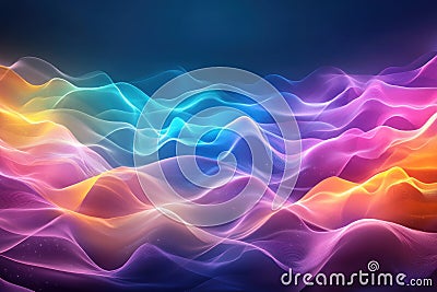 Visualizing Enhanced Cognition Brain Circuits Forming Dynamic Patterns During Focus Exercises, Representing Mental Clarity and Stock Photo