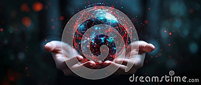 Visualizing human behavior patterns and showcasing the potential for advanced predictive systems to unlock new insights Stock Photo