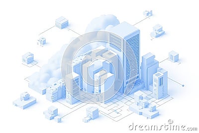 Visualizing Serverless Architecture through Graphs Stock Photo
