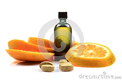 Vitamin c Stock Photo