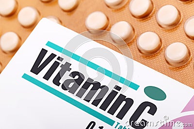 Vitamin C Stock Photo