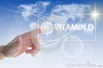 Vitamin D concept Stock Photo