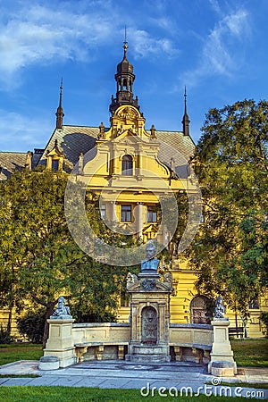 Vitezslav Halek Memorial, Prague Stock Photo