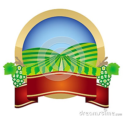 Viticulture label Vector Illustration