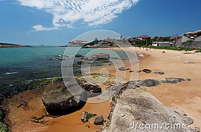 Vitoria Ilha do Boi Stock Photo