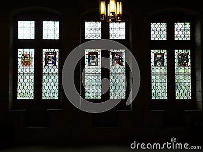 Vitraux, Rathaus, Bern ( Schweiz ) Stock Photo