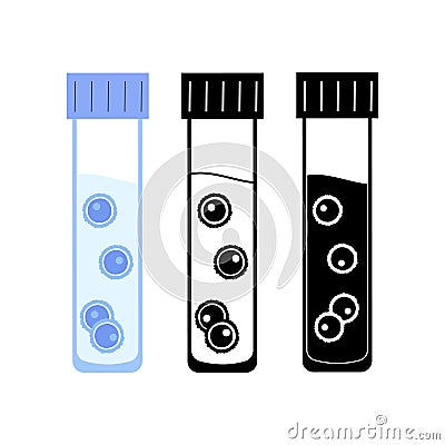 In vitro fertilisation concept Vector Illustration