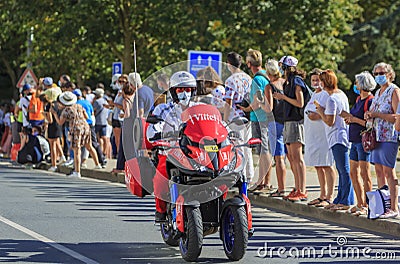 Vittel Bike - Tour de France 2020 Editorial Stock Photo