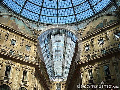 Vittorio Emanuele Gallery Editorial Stock Photo