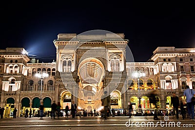 Vittorio Emanuele II Gallery. Milan, Italy Stock Photo