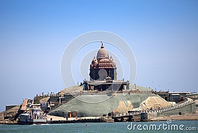 Vivekananda Rock Memorial , Kanyakumari, India Stock Photo