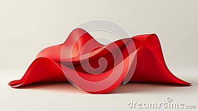 Vivid abstract red color scheme for eye catching design background with intriguing patterns Stock Photo