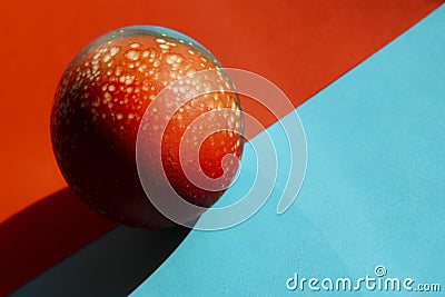 Vivid colored Easter eggs group Stock Photo