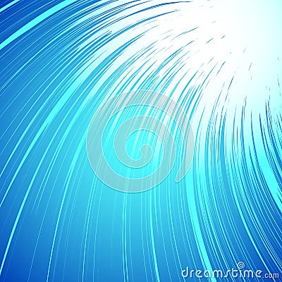 Vivid colorful background with spiral motif. Abstract spiral, co Cartoon Illustration