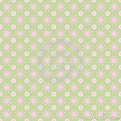 Vivid floral pattern. Vector Illustration