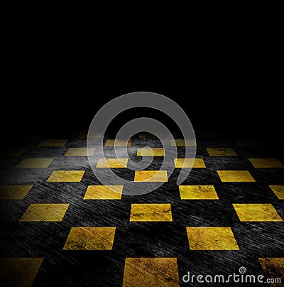 Vivid grunge chessboard backgound Stock Photo