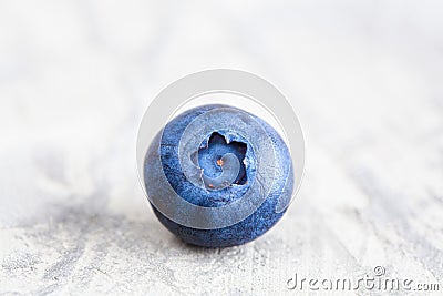 Vivid macro image of blueberry. Stock Photo