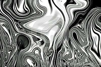 Vivid psychedelic background in high contrast black and white Stock Photo