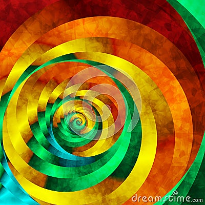 Vivid Vortex Stock Photo