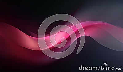 Vivid wavy red abstract background, lomo light leak overlay, web banner abstract design, copy space. Stock Photo