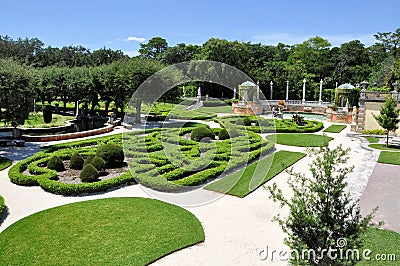 Vizcaya Gardens Stock Photo