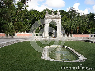 Vizcaya Museum & Garden Stock Photo