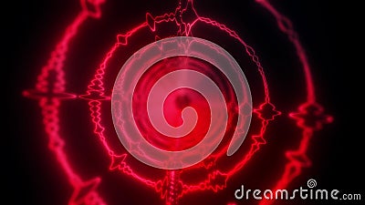 VJ EDM light event concert dance game magic music videos stage party abstract led neon tunnel seamless loop for club Stock Photo