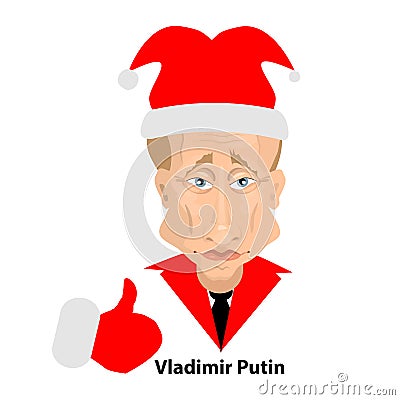 Vladimir Putin is the president of Russia Editorial Stock Photo