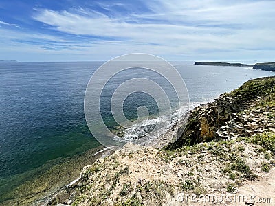 Vladivostok, Akhlestyshev Bay on Russian Island in September Stock Photo