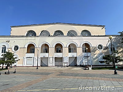 Vladivostok, Russia, September, 26, 2022. Stadium 