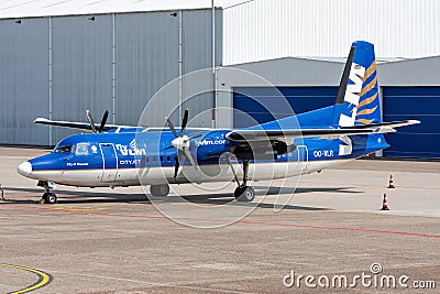 VLM Fokker 50 Editorial Stock Photo