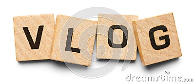 Vlog Wood Tiles Stock Photo