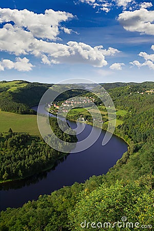 Vltava River Stock Photo