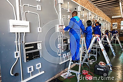 Vocational Skills Training Centre in Africa Editorial Stock Photo