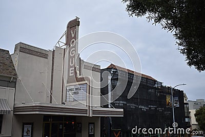 The Vogue Theater, the last of a dying breed, 2. Editorial Stock Photo