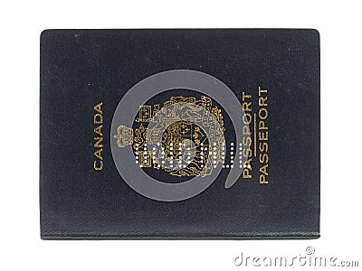 Void canadian passport Stock Photo