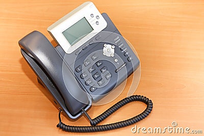 VoIP Telephone Stock Photo