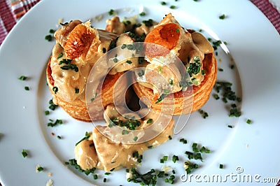 Vol au vent Stock Photo