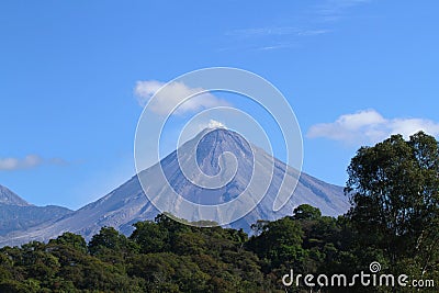 Volcan de Colima, Mexico Stock Photo