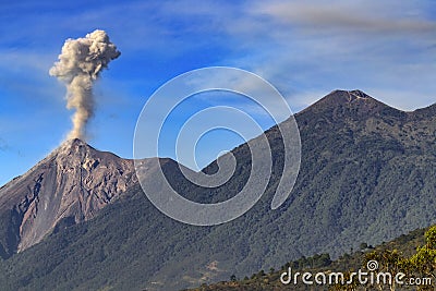 Volcan Fuego, Guatemala Stock Photo