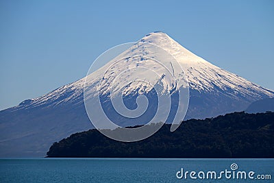 Volcan Osorno in Chile Stock Photo