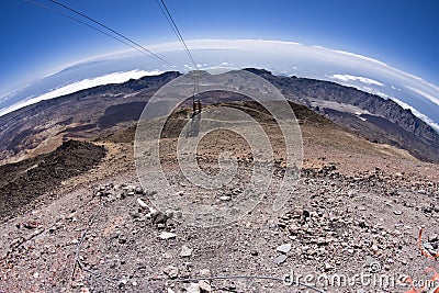 Volcanic landscape Stock Photo