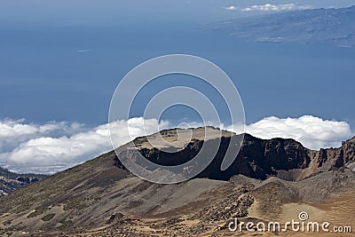 Volcanic landscape Stock Photo