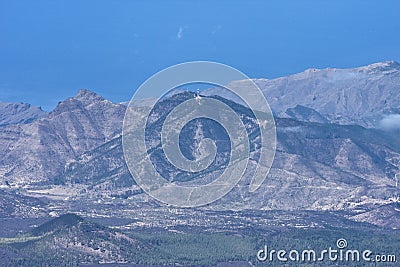 Volcanic landscape Stock Photo