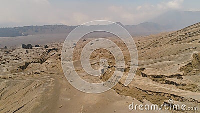 Volcanic landscape Tengger Semeru national park Stock Photo
