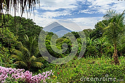 Volcano Concepcion, Nicaragua Stock Photo