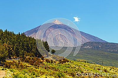 Volcano El Teide in Tenerife, Canary Islands Stock Photo