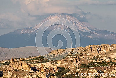 Volcano in Turkey Stock Photo
